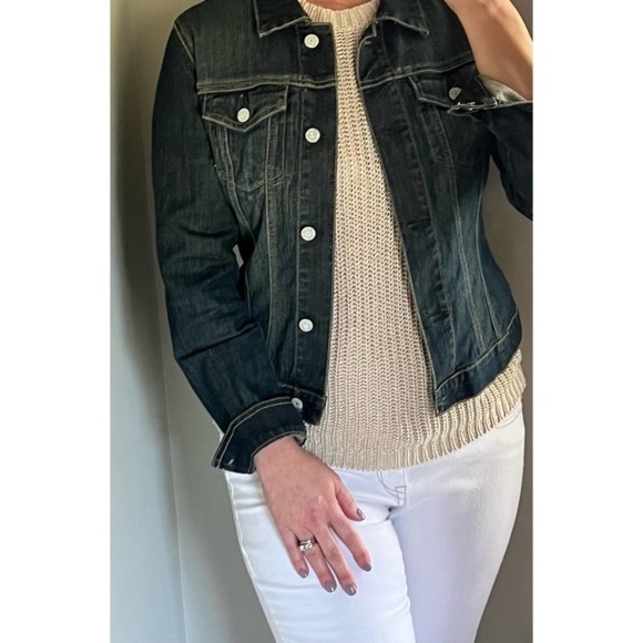 New York & Co denim jean jacket size medium - Picture 6 of 13